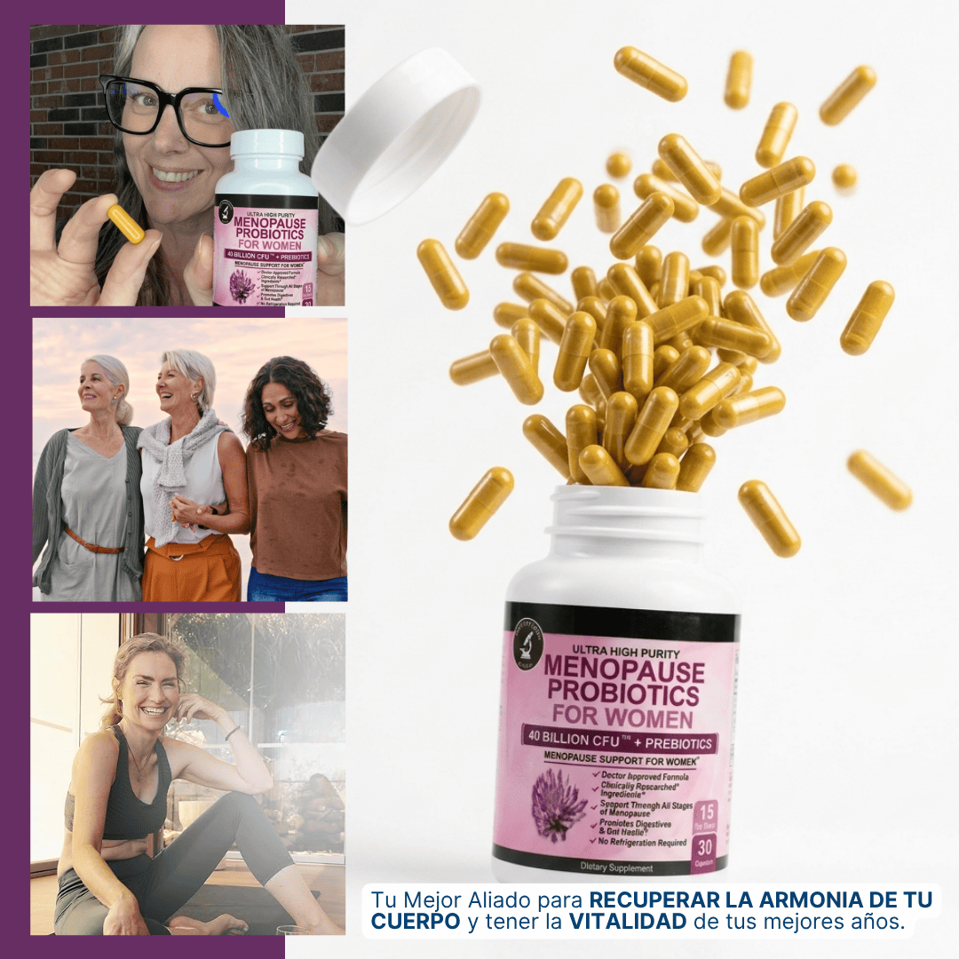 Probioticos ultrapuros para Mujeres a partir de la menopausia