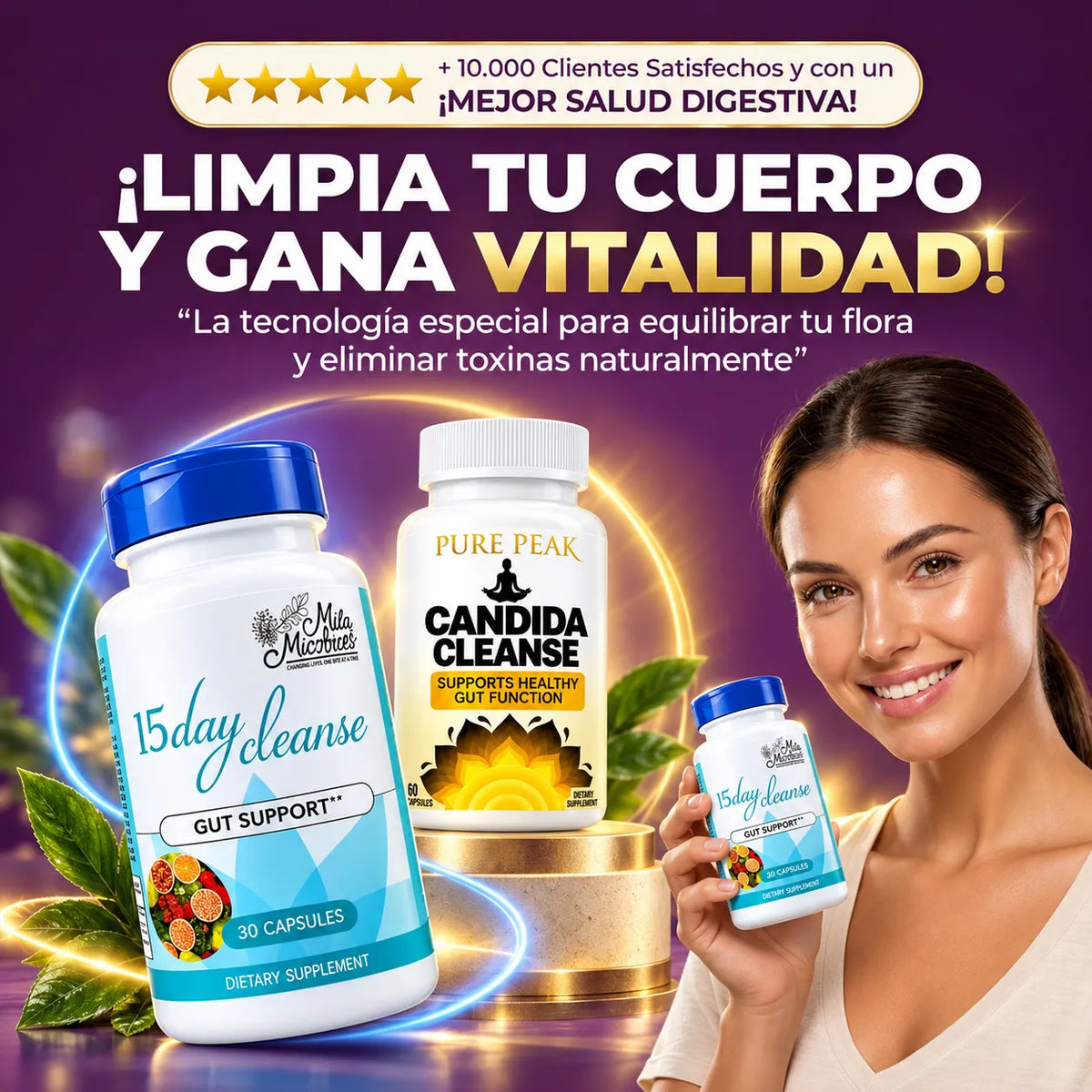 🔥Dúo Detox | 15 Day Cleanse & Candida Cleanse
