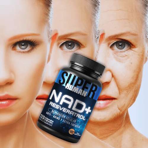 NAD + Resveratrol | Cápsulas de Reparación Celular, Antienvejecimiento y Energía Extra