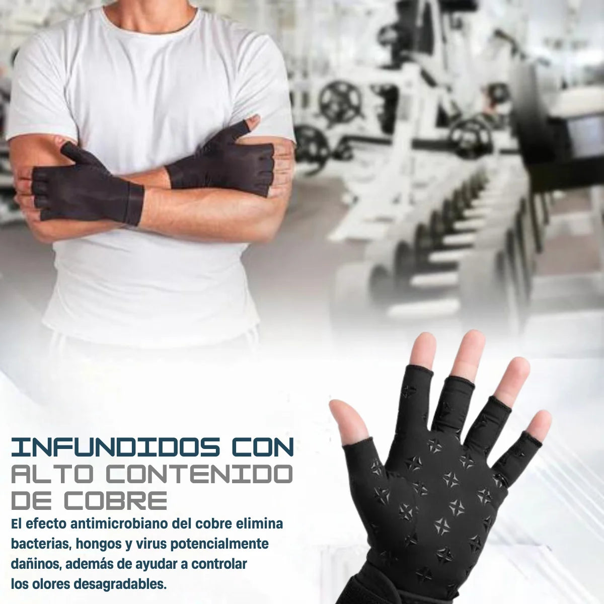 Guantes de compresión de cobre | Alivio inmediato para tus manos