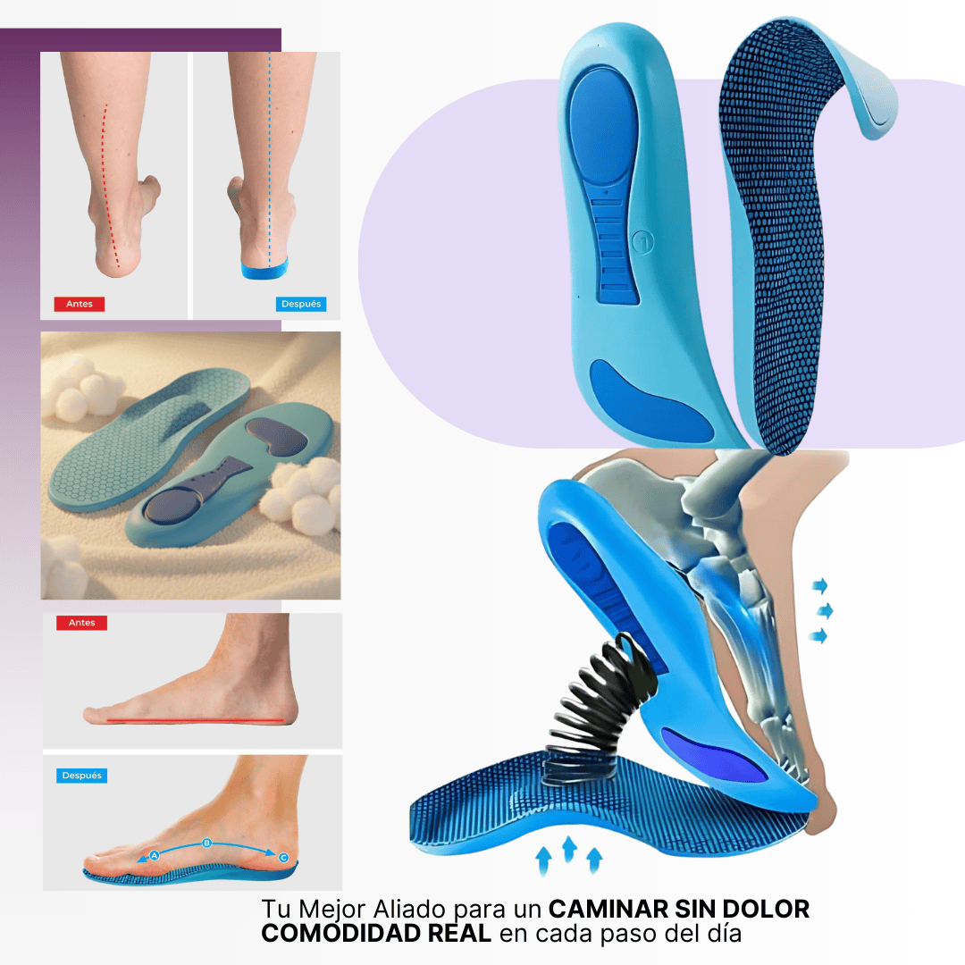 Plantillas ComfyFeet™ | Disfruta de días sin dolor 🔥Super promo 2x1🔥