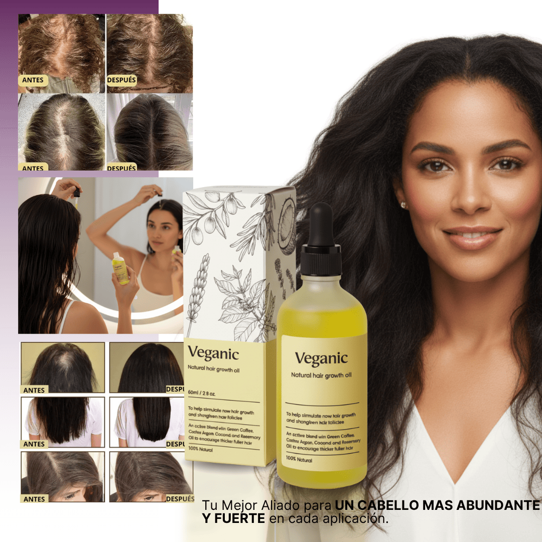 Aceite Natural Veganic Para El Cabello.