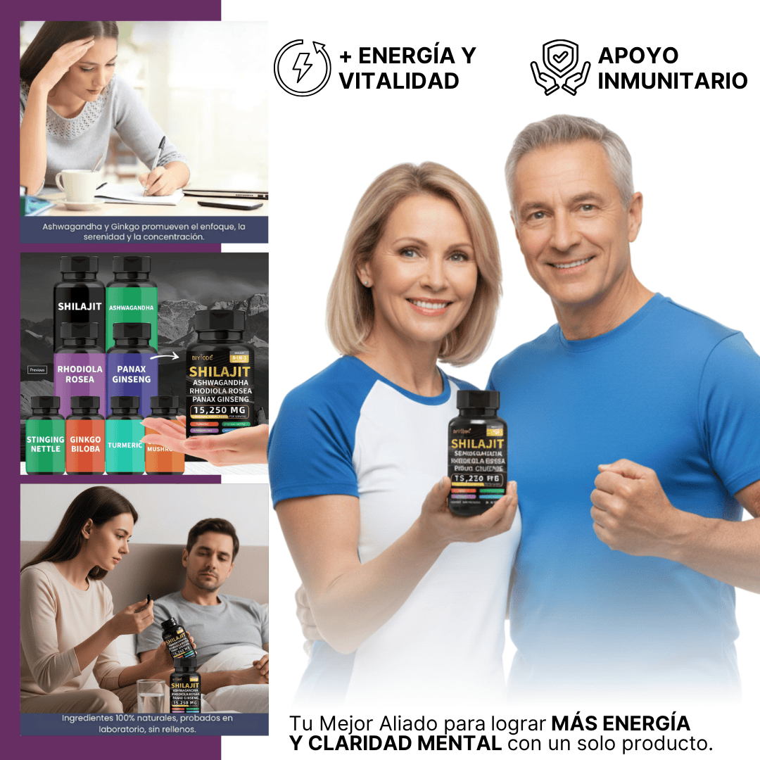 Shilajit 8 en 1 | ¡La dosis para todas tus necesidades!