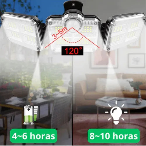Reflector Solar de Tres Cabezales