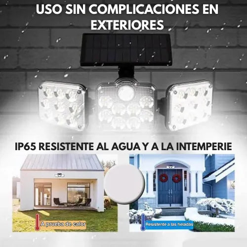 Reflector Solar de Tres Cabezales