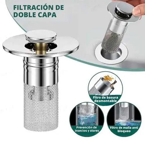 Tapón Filtro de Drenaje | Evita atascos y malos olores