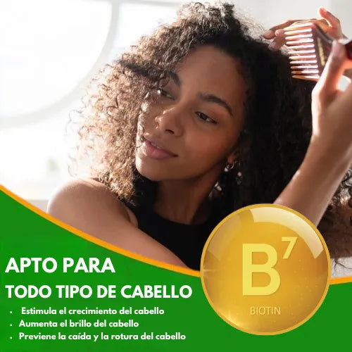 Aceite de biotina para el crecimiento del cabello