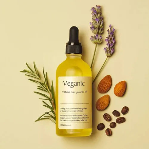 Aceite Natural Veganic Para El Crecimiento Del Cabello.