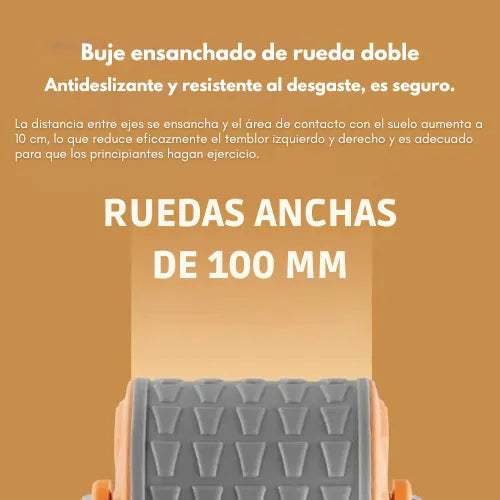Rueda abdominal de rebote automatico