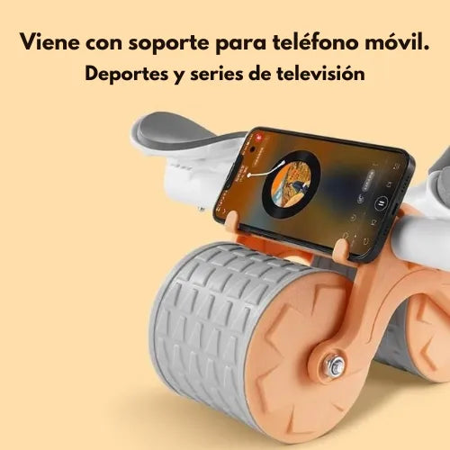 Rueda abdominal de rebote automatico