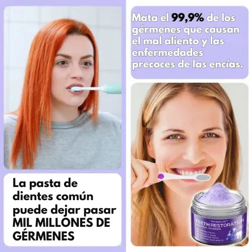 Polvo Teeth Restoration | La solución integral para una sonrisa más saludable ¡Compra 1 y lleva 2!