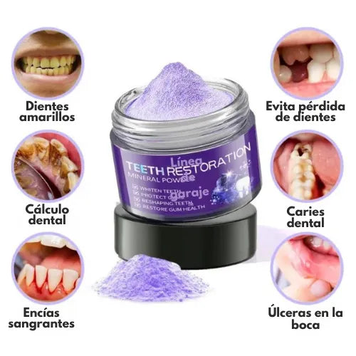 Polvo Teeth Restoration | La solución integral para una sonrisa más saludable ¡Compra 1 y lleva 2!
