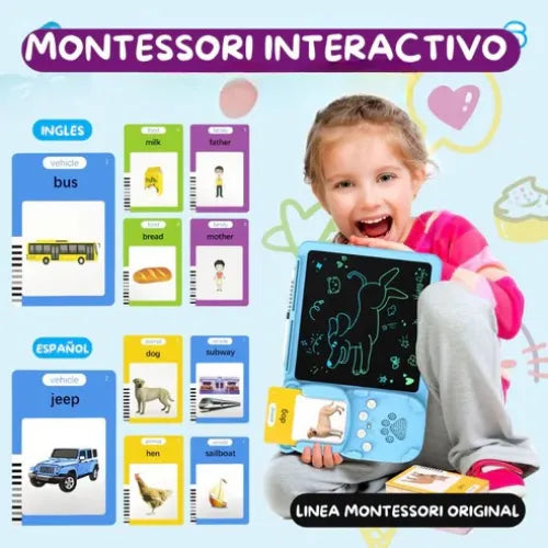 Pizarra Montessori interactiva | +250 Palabras