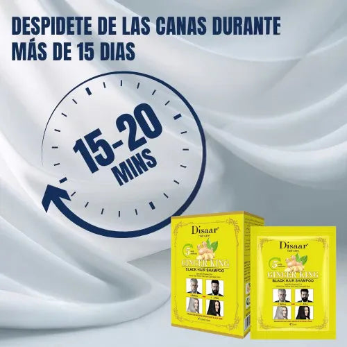 Shampoo Cubrecanas Disaar | ¡Recupera color sin dañar el cabello!