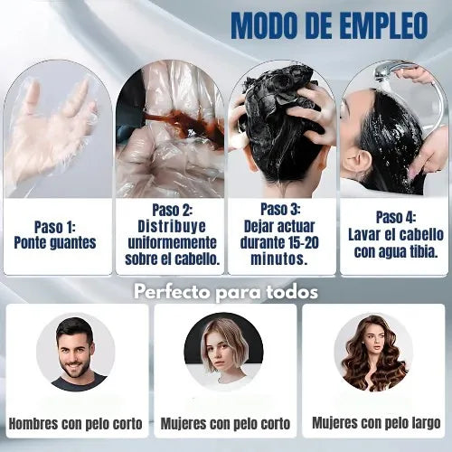Shampoo Cubrecanas Disaar | ¡Recupera color sin dañar el cabello!