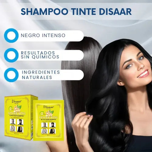 Shampoo Cubrecanas Disaar | ¡Recupera color sin dañar el cabello!