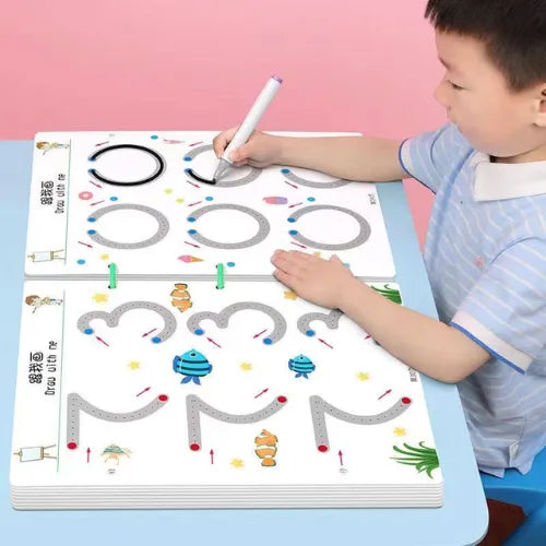 Libro Mágico Reutilizable Educativo para Niños