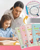 Mejora las habilidades de lectura y escritura de tu hijo con el Set de 4 Cuadernos de Caligrafía Reutilizables 🔤📚✏️