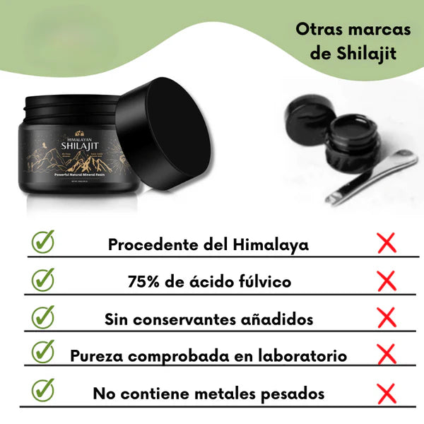 Shilajit del Himalaya: toma el control de una vida sana y equilibrada.