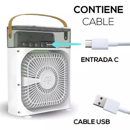 Ventilador Humidificador y Aire Acondicionado Portátil | ❄️¡Despídete del calor!❄️