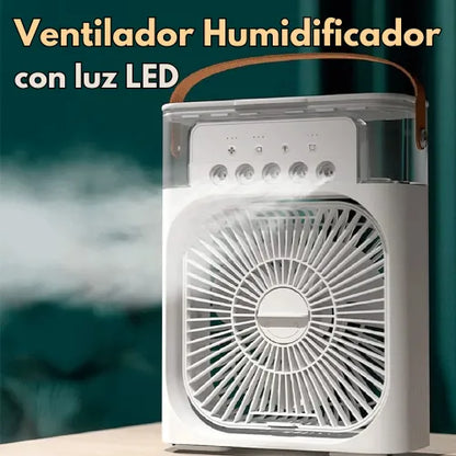 Ventilador Humidificador y Aire Acondicionado Portátil | ❄️¡Despídete del calor!❄️