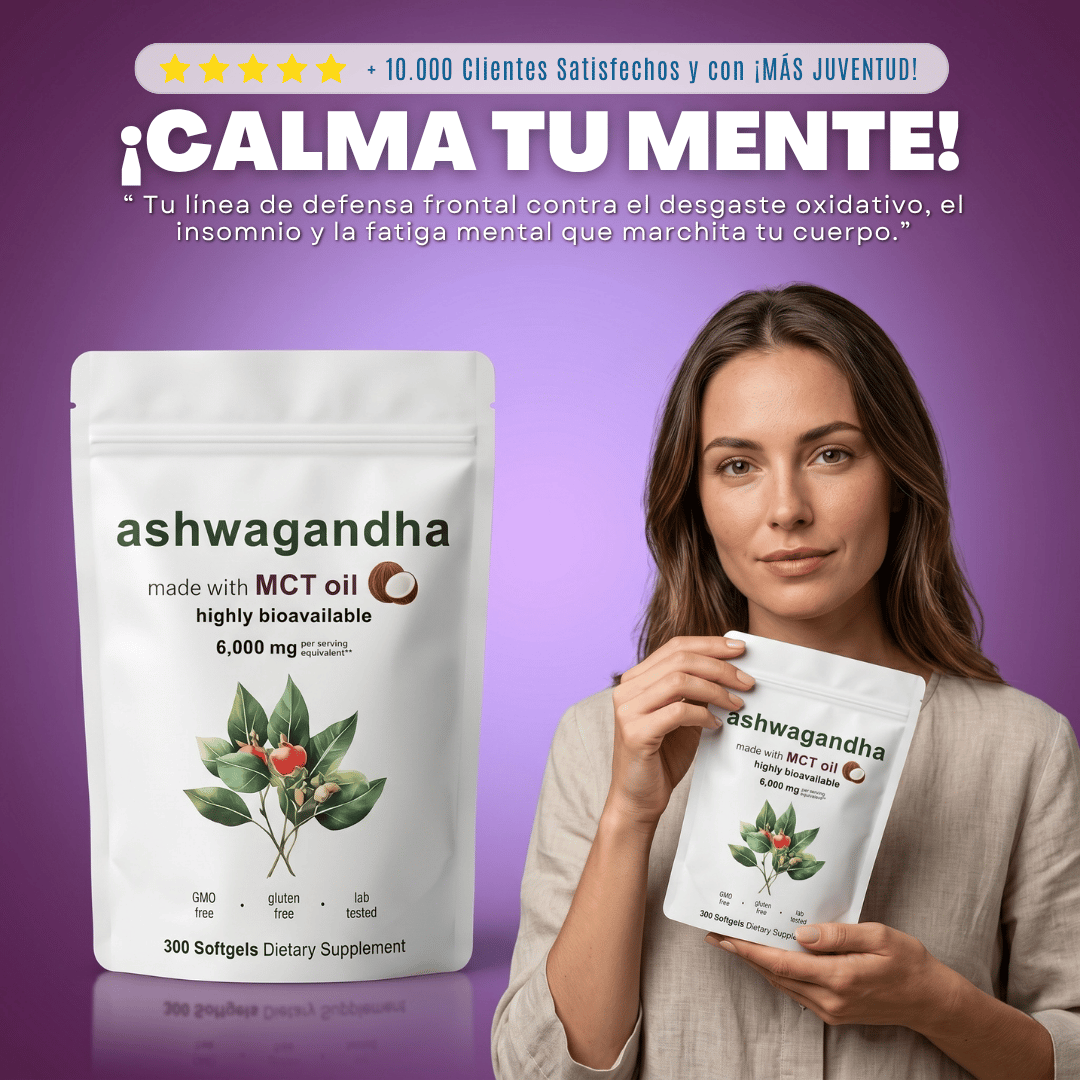 Ashwagandha | ¡Tu cápsula para bloquear el estrés!