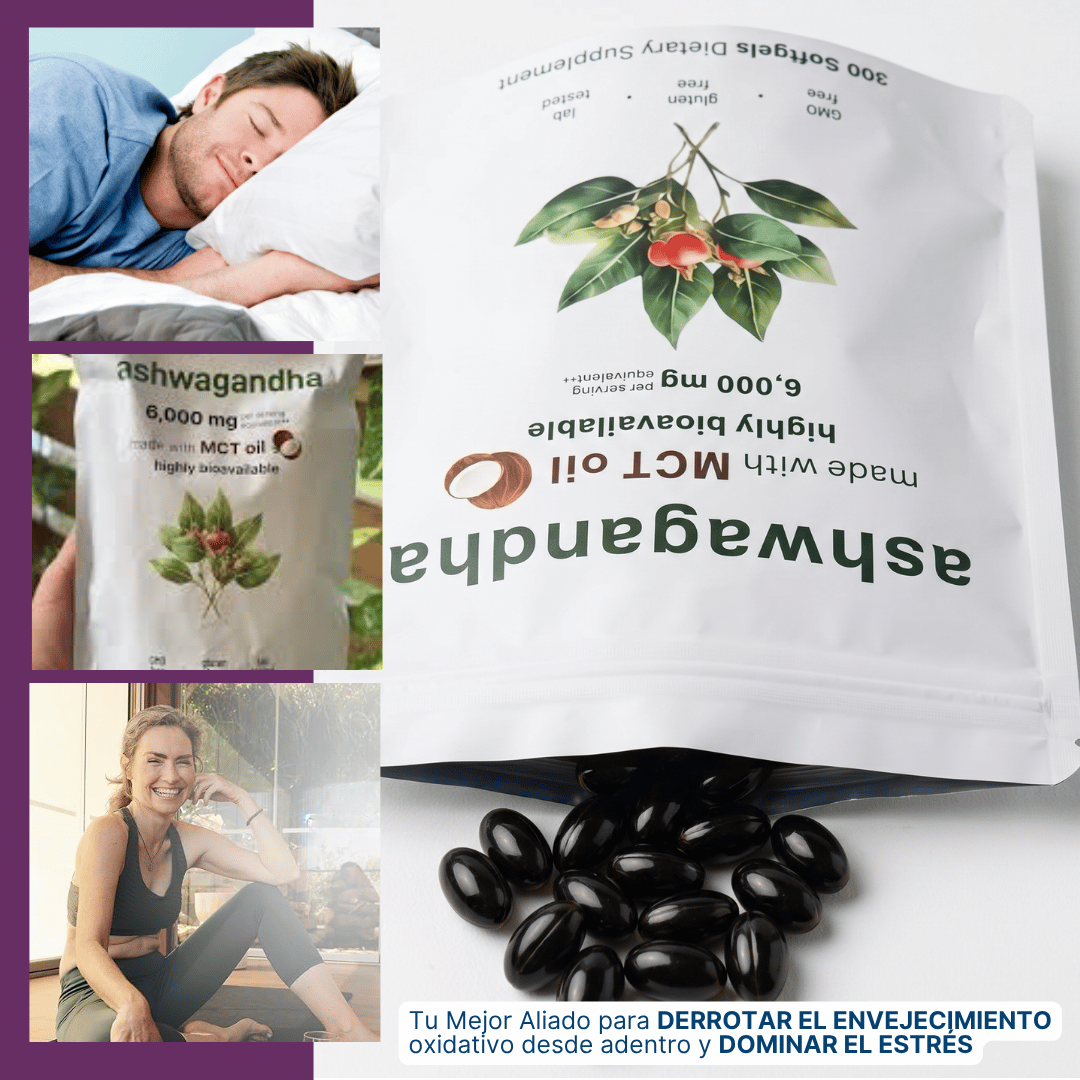 Ashwagandha | ¡Tu cápsula para bloquear el estrés!