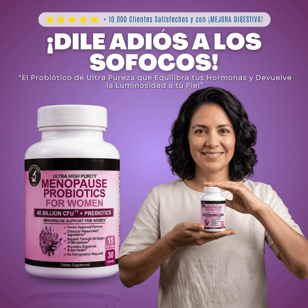 Probioticos ultrapuros para Mujeres a partir de la menopausia