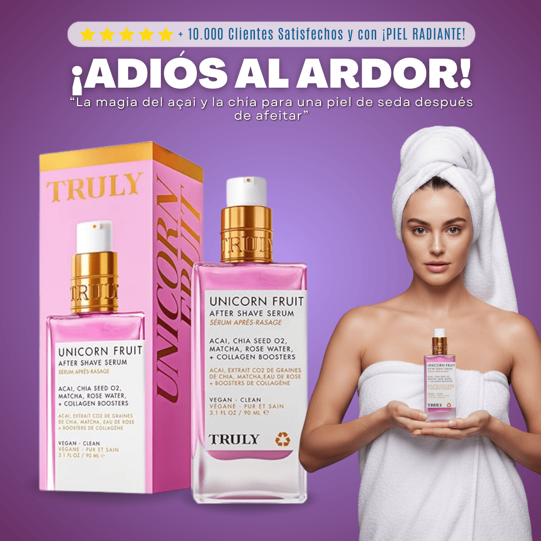 Serum para después de afeitado Truly | Unicorn fruit