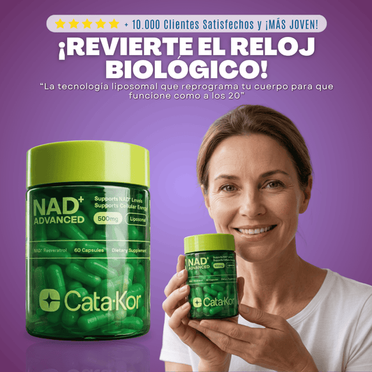 Cata-Kor NAD+ | Apoyo para un Envejecimiento Saludable