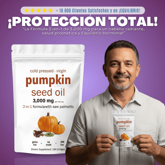 Aceite de Semilla de Calabaza + Saw Palmetto