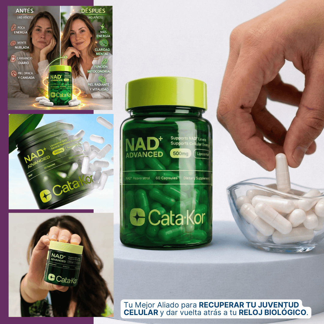 Cata-Kor NAD+ | Apoyo para un Envejecimiento Saludable