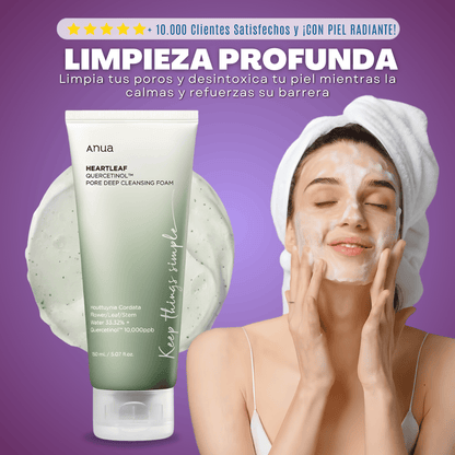 Anua | Espuma limpiadora profunda de Poros