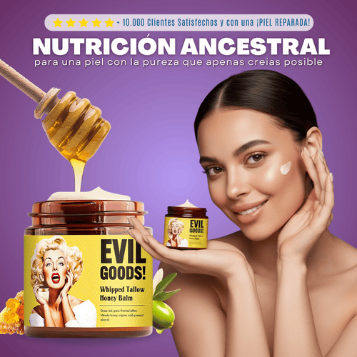 Evil Goods! Hidratante de sebo de res con miel de Manuka