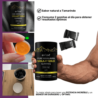 Gomitas de Shilajit 100% Puro