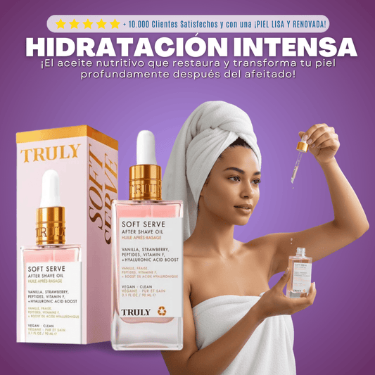 Aceite para después de afeitado Truly - Soft Serve