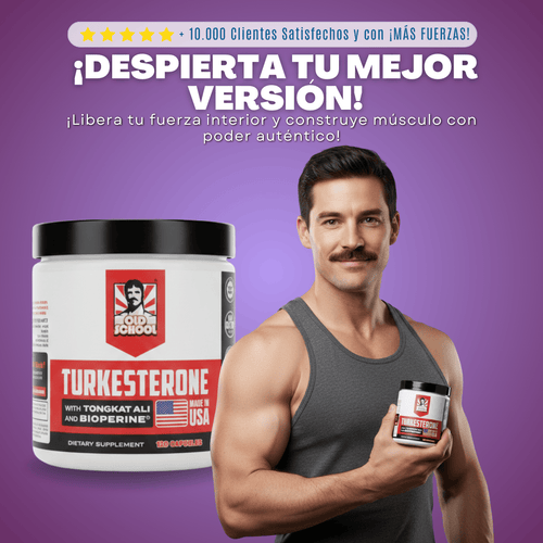 Turkesterone™ | Suplemento Natural Para Potencia Muscular, Energía y Testosterona