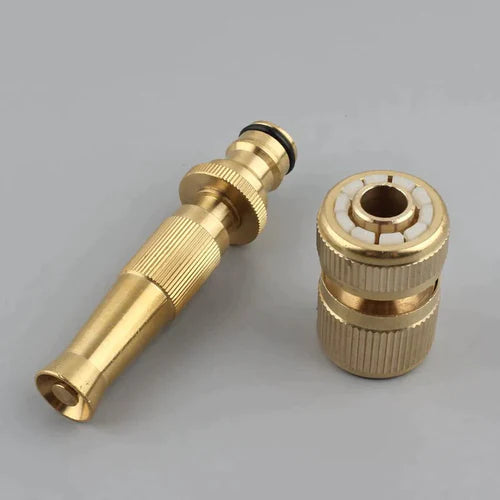 Boquilla de manguera- Pistola de alta presión ajustable para limpieza + conector gratuito- Descuento de LANZAMIENTO