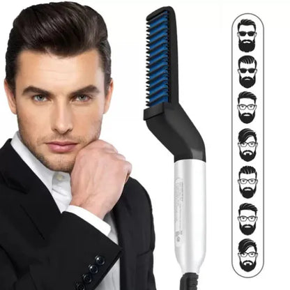 Super Plancha De Barba Y Cabello Para Caballero