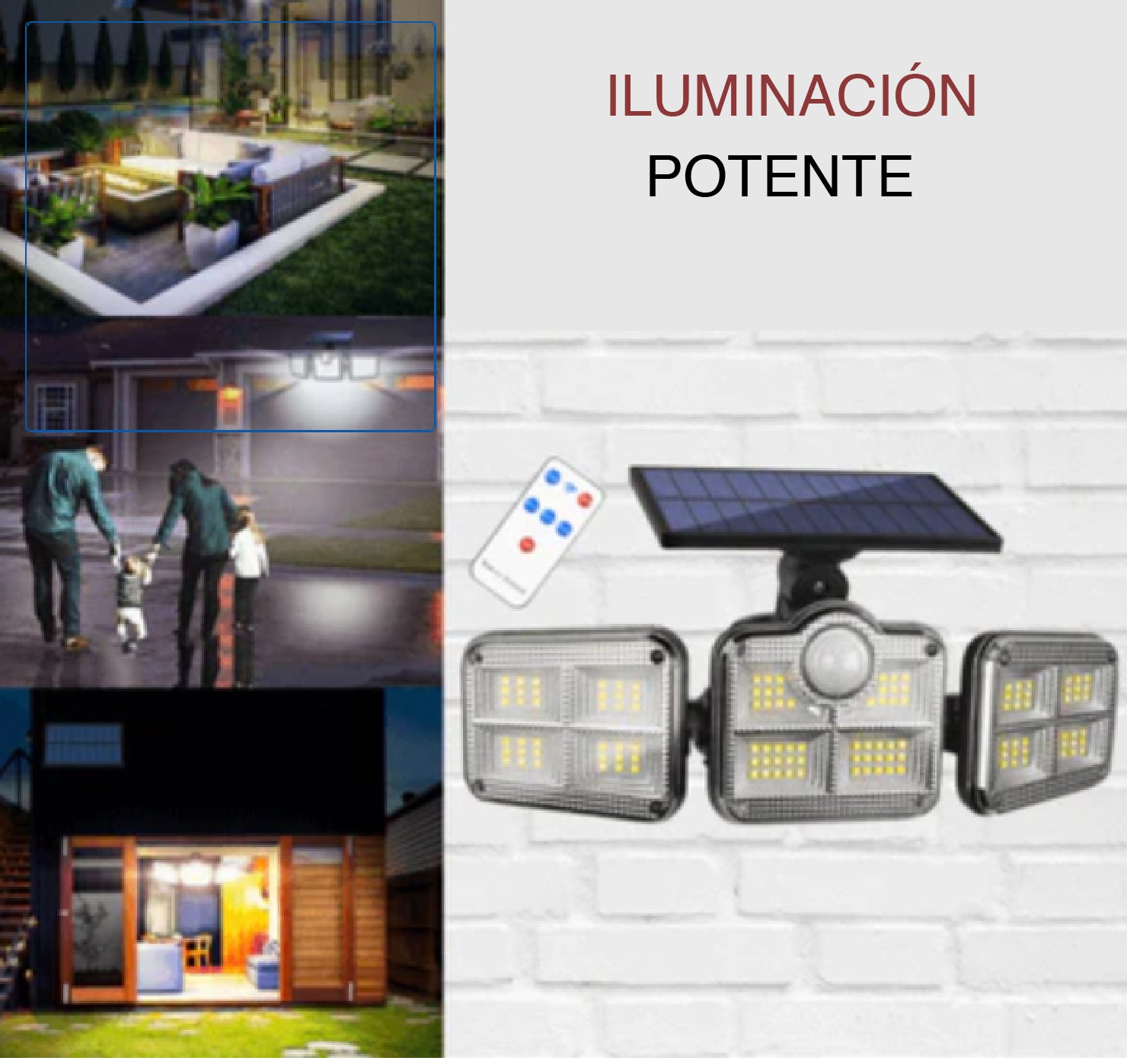 Foco LED solar EcoLight - PROMOCIÓN DE LANZAMIENTO🔥