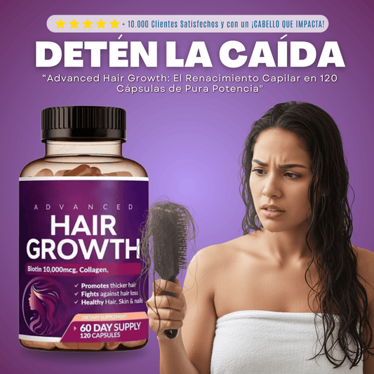 Suplemento Hair Growth | Bloqueador DHT para crecimiento capilar avanzado