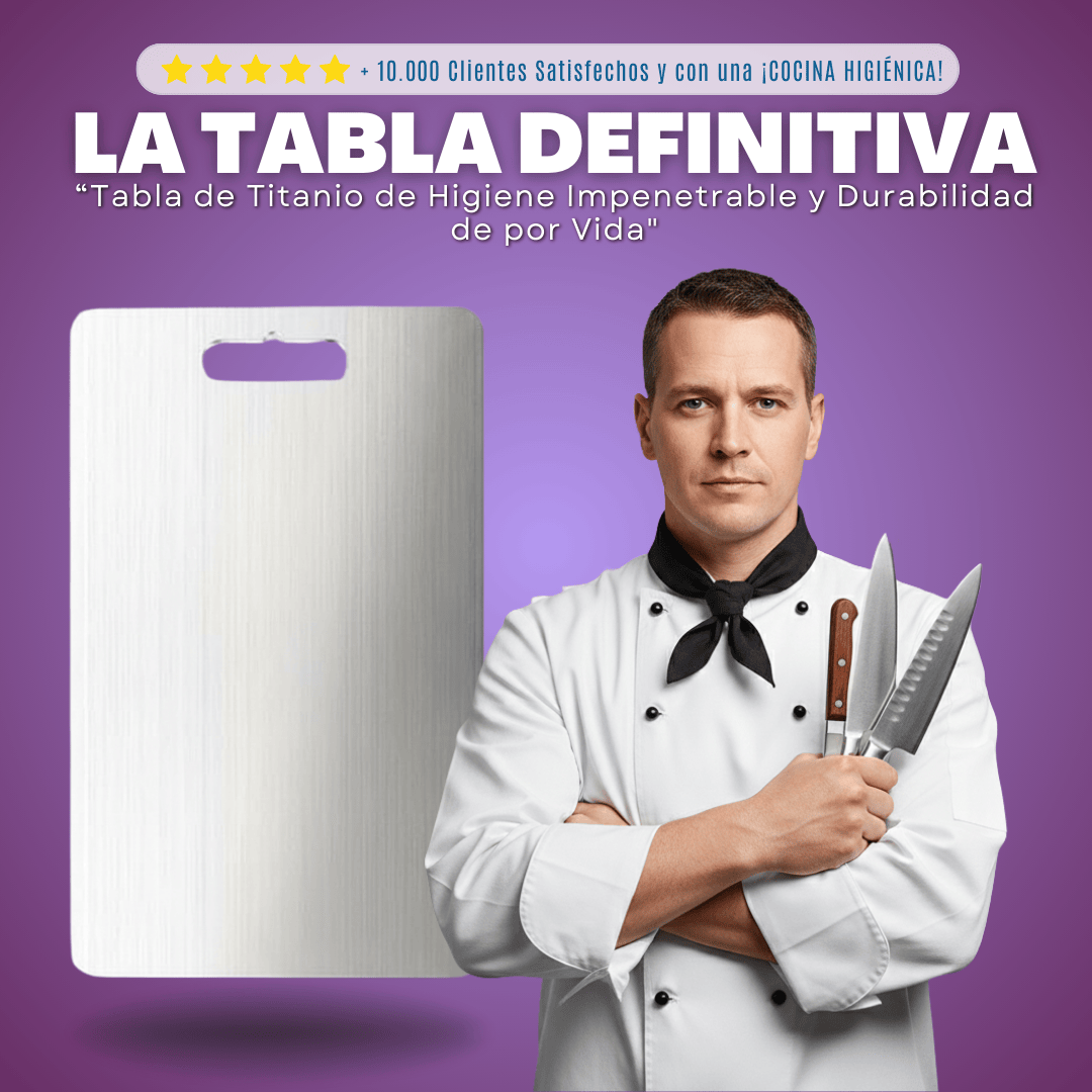 Tabla de cortar de Titanio