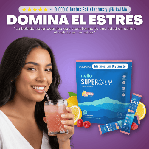 SuperCalm | Suplemento reductor de cortisol para sueño reparador