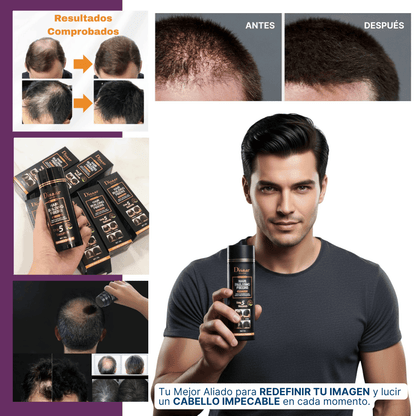 Disaar™ - Fibra Capilar 3 en 1: Volumen, Nutrición y Fijación