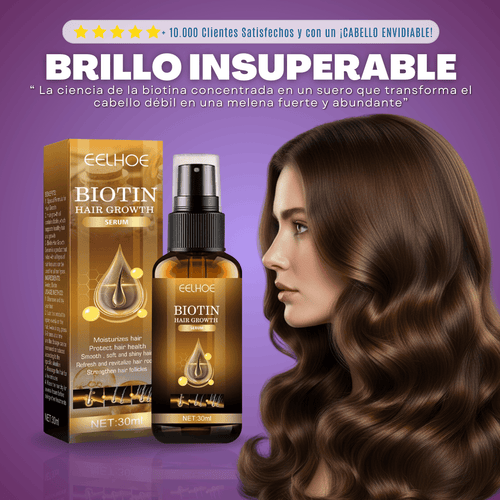 Aceite de biotina para el crecimiento del cabello