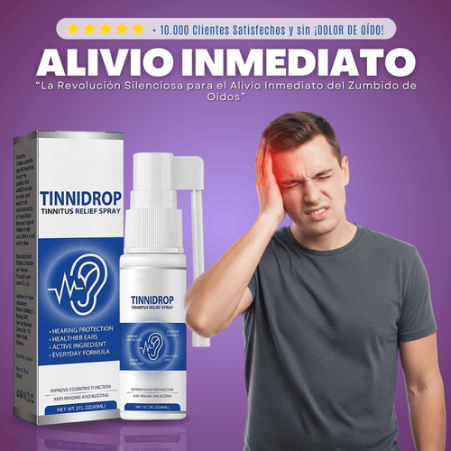 Spray Tinnidrop | ¡Alivio efectivo del tinnitus!