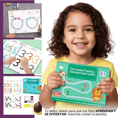 Libro Mágico Reutilizable Educativo para Niños