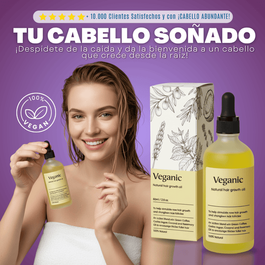 Aceite Natural Veganic Para El Cabello