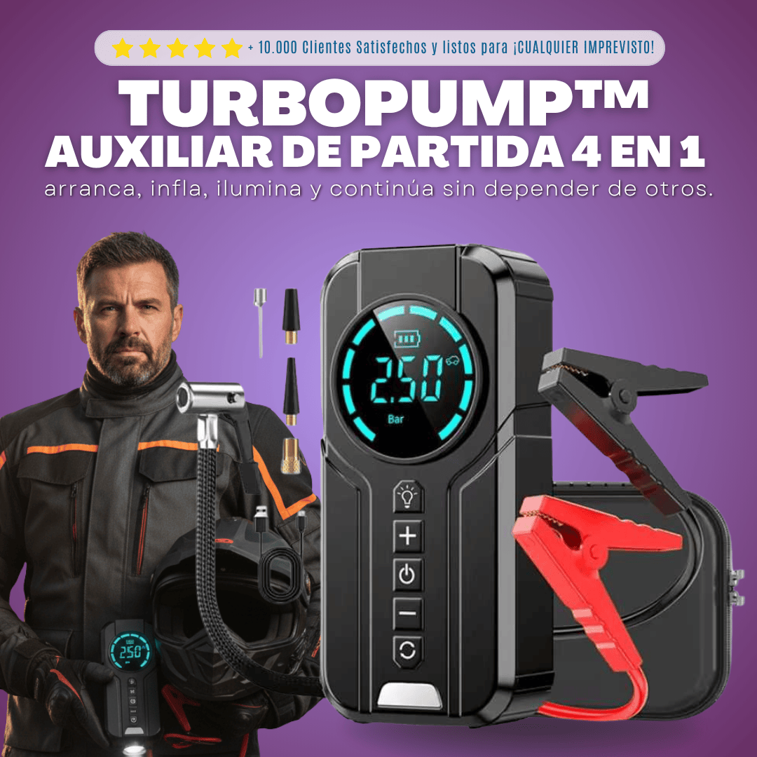 TurboPump™ | Auxiliar de Partida 4 en 1