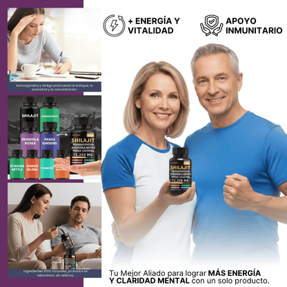 Shilajit 8 en 1 | ¡La dosis para todas tus necesidades!